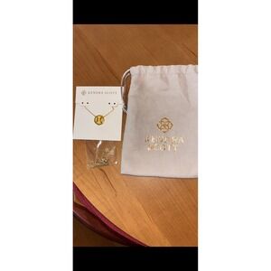 Kendra Scott Softball Gold Short Pendant Necklace